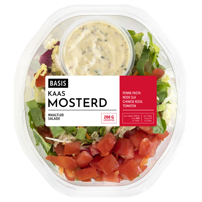 Maaltijdsalade kaas mosterd (400g)