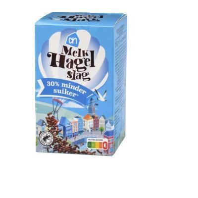 AH Hagel melk minder suiker (250g)