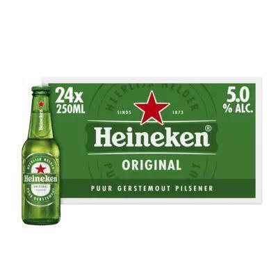 HEINEKEN PILSENER 25 CL MONO FLES (24 × 250ml)