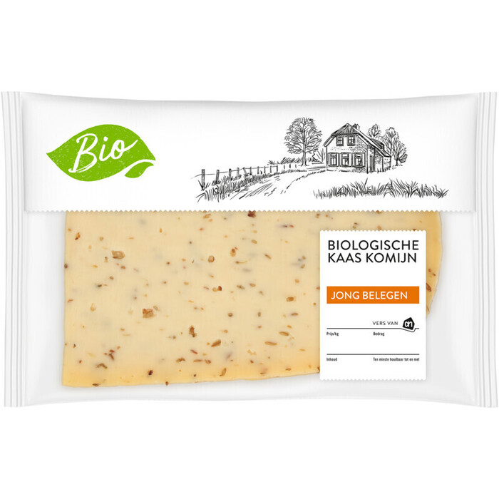 AH Biologisch Jong belegen komijn 50+ (210g)