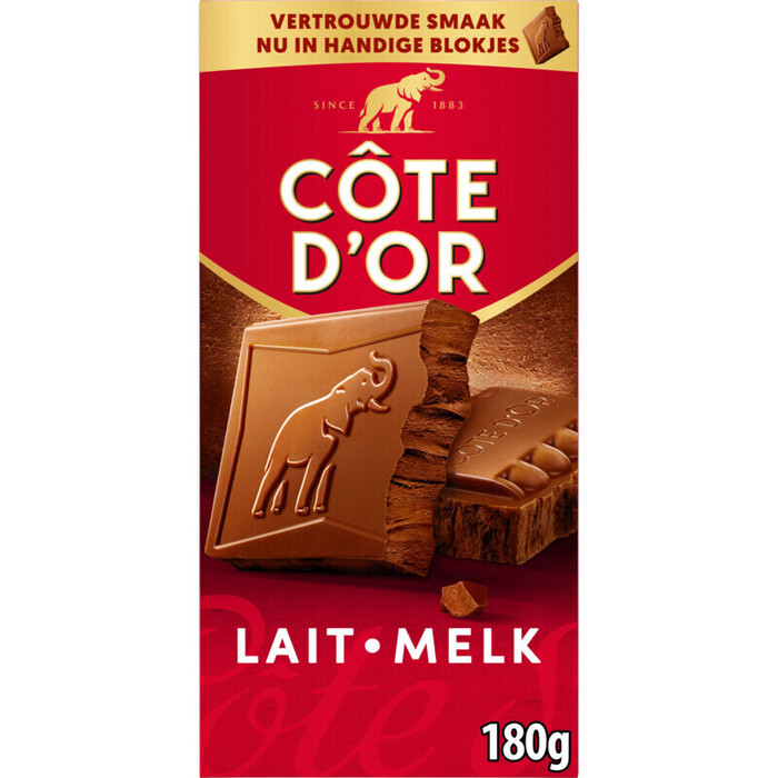Côte d'Or L'Original tablet melk (180g)