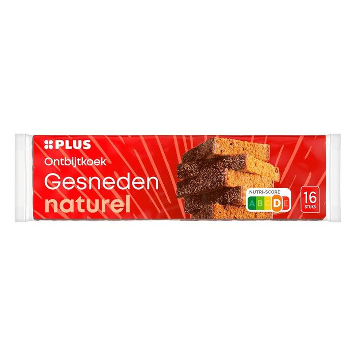 PLUS Ontbijtkoek Naturel gesneden