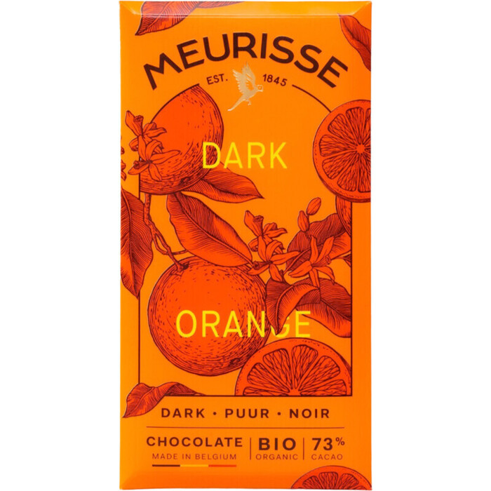 Pure chocolade dark orange (100g)