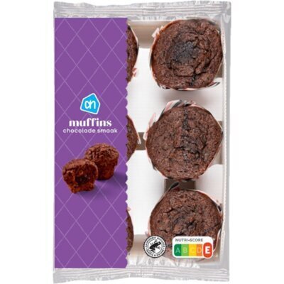 AH Mini muffins chocolade smaak (150g)