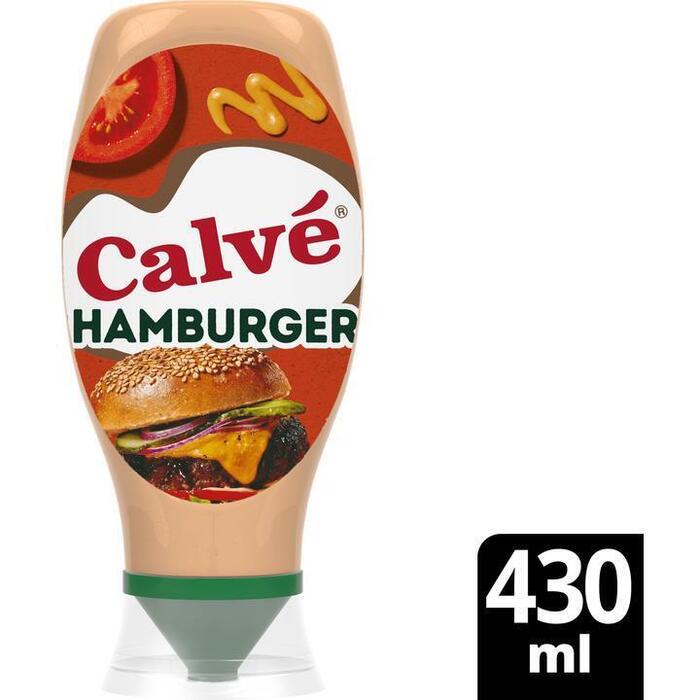 Calvé Hamburger saus knijpfles (Fles, 43cl)