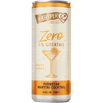 De Kuyper Pornstar martini cocktail 0.0% (250ml)