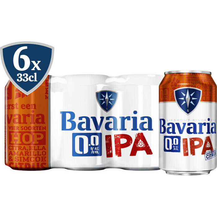 Bavaria 0.0 IPA 6-pack (6 × 33cl)