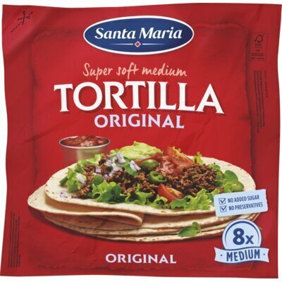 Original soft Tortilla (Zak, 320g)