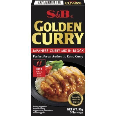 S&B Golden Curry Sauce Mix Heet 100g (92g)