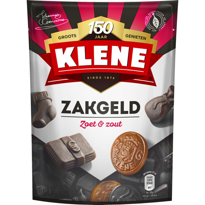 Klene Zakgeld (210g)