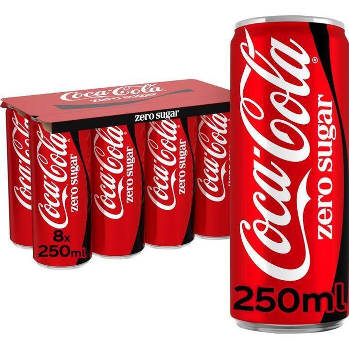 Coca-Cola Zero Sugar 8 x 250 ml (8 × 250ml)