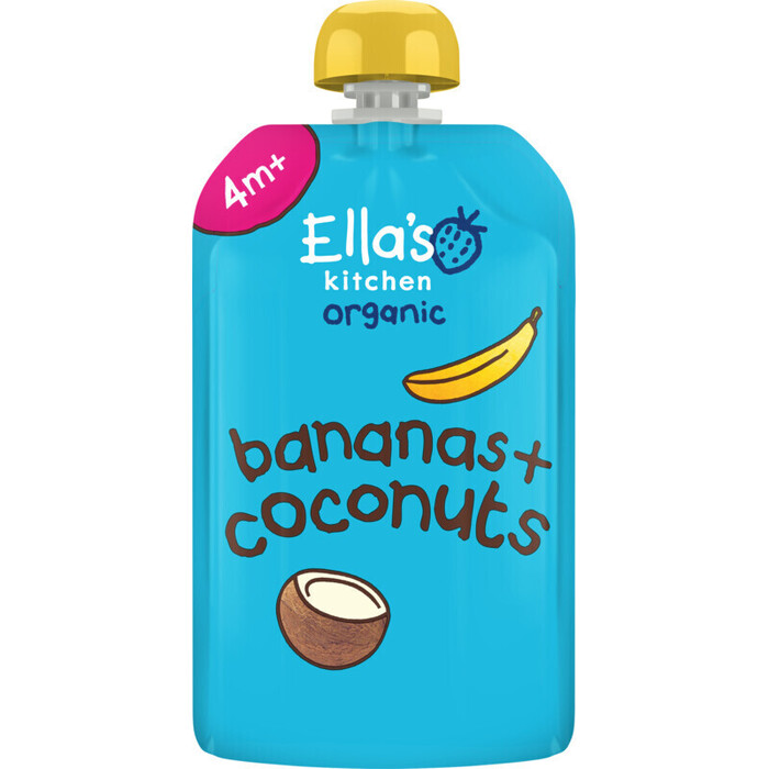 Ella's Kitchen Smoothie Bananas + coconuts 120 gram (Zak, 120g)