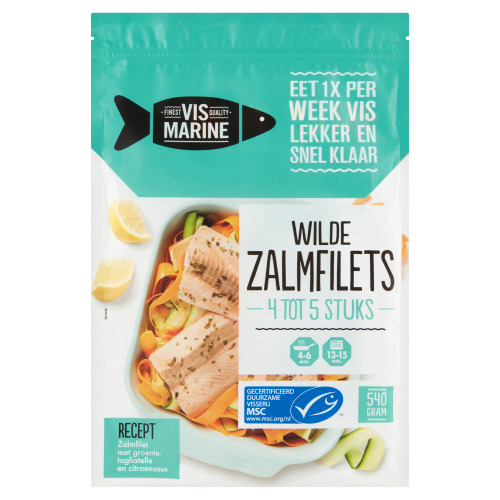 Vis Marine Wilde Zalmfilets 540 g (540g)