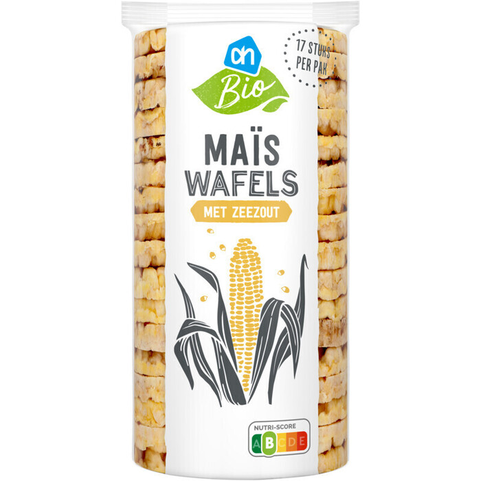 AH Biologisch Maïswafels met zeezout (120g)