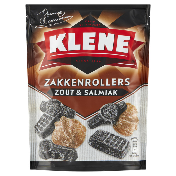 Klene Zakkenrollers Zout & Salmiak 250 g (250g)