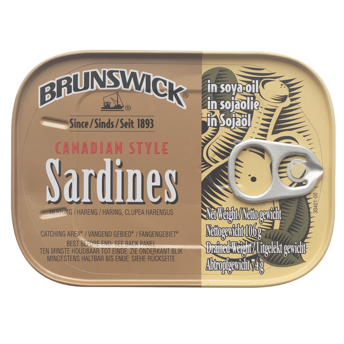 Sardines in sojaolie (blik, 106g)