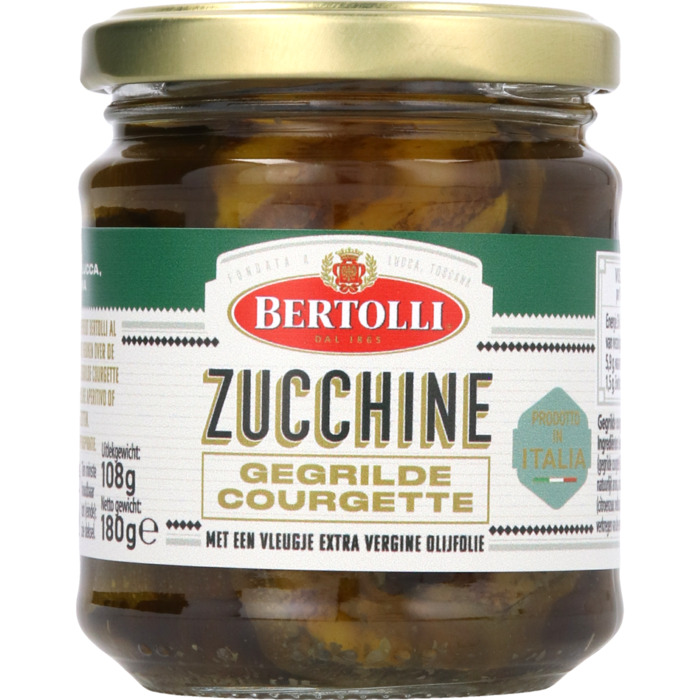 Bertolli Zucchine - Gegrilde Courgette 180g (180g)