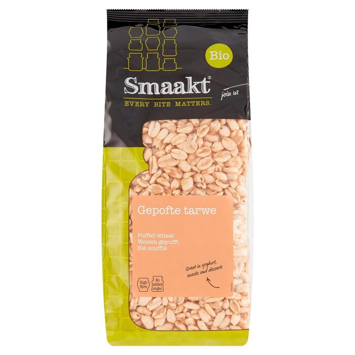 Smaakt Gepofte tarwe bio (Zak, 150g)