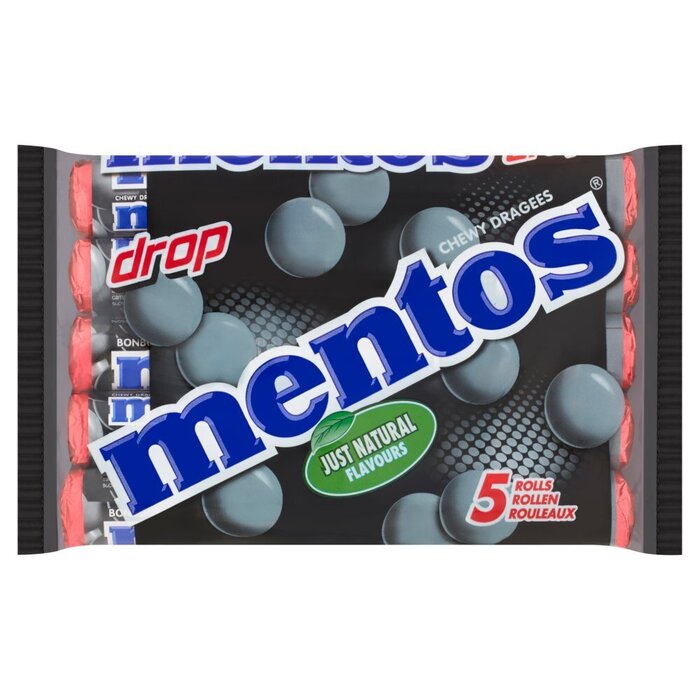 Mentos Chewy Dragees Drop 5 x 37,5 g (Pak, 37.5g)