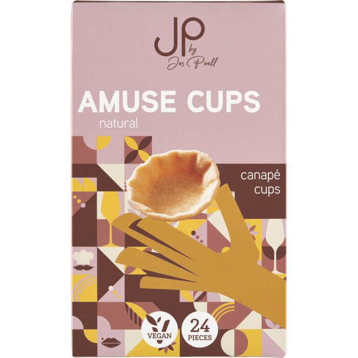 JP by Jos Poell Krokante cupjes naturel (72g)