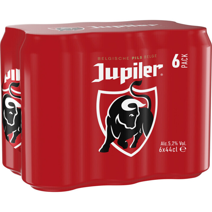 Jupiler Belgisch pils (6 × 44cl)