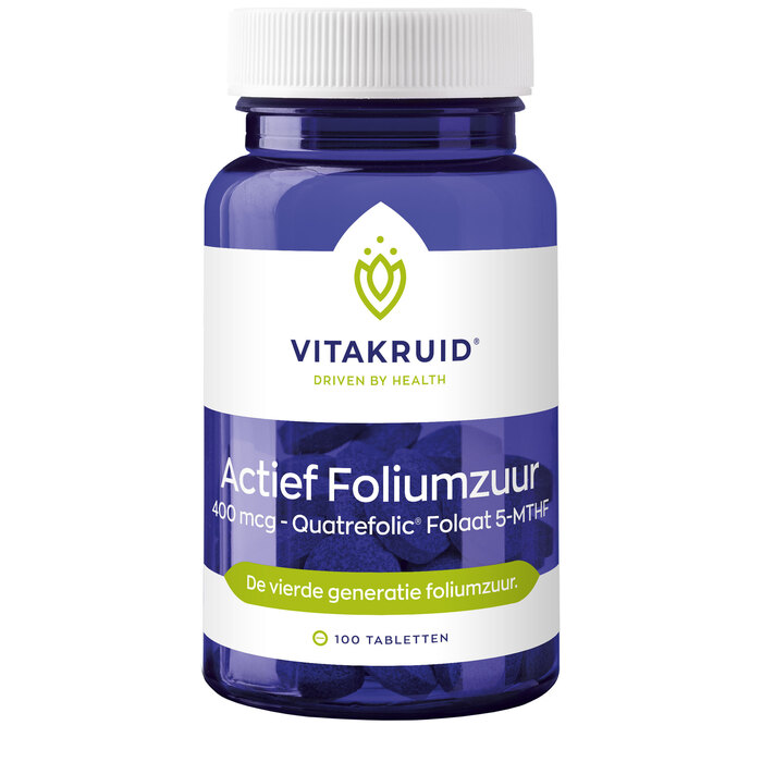 Vitakruid Actief foliumzuur 400mcg