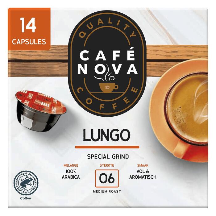 Cafe nova dg capsules lungo 14st