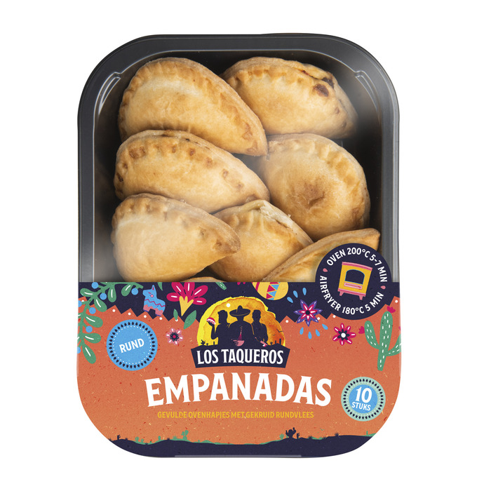 Los Taqueros Empanadas Rund 10 stuks (200g)