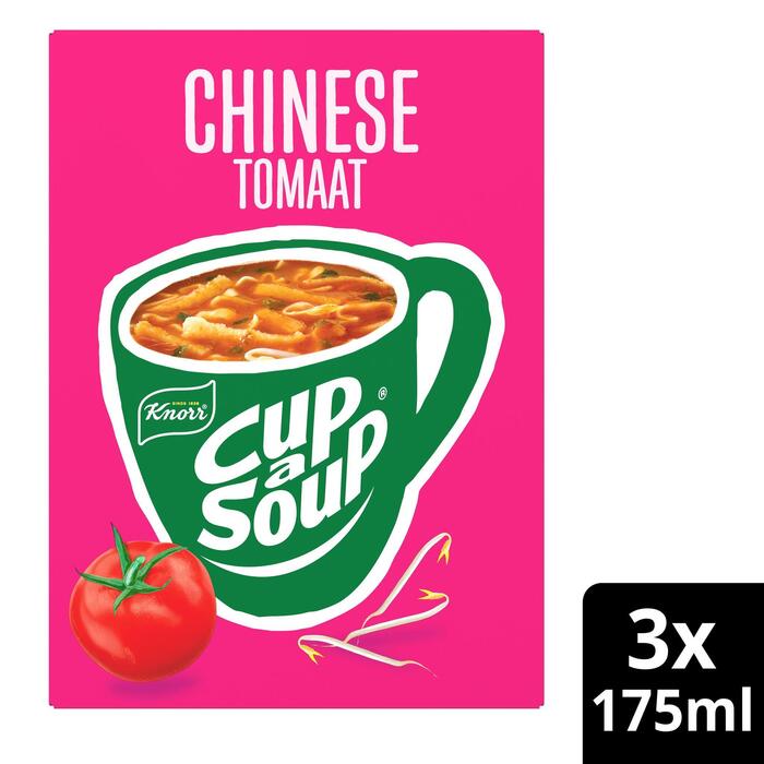 Cup-a-soup chinese tomaat 3 st. (Doos, 51g)