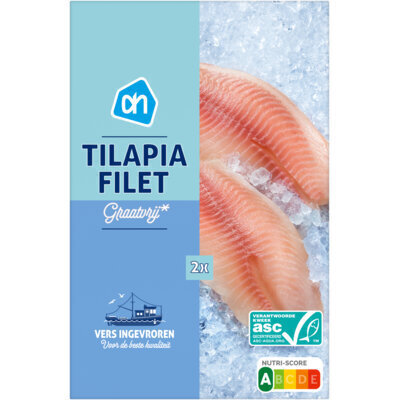 AH Tilapiafilet graatvrij (225g)