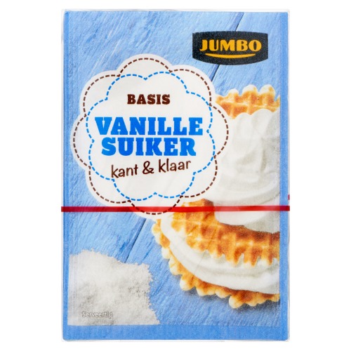Jumbo Basis Vanille Suiker Kant & Klaar 10 x 8g (10 × 8g)