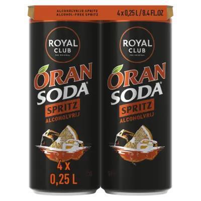 Royal Club Oransoda spritz 4-pack (1L)