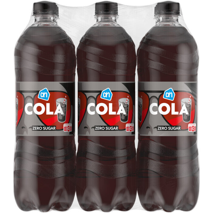 AH Cola zero sugar 6-pack (6 × 1L)