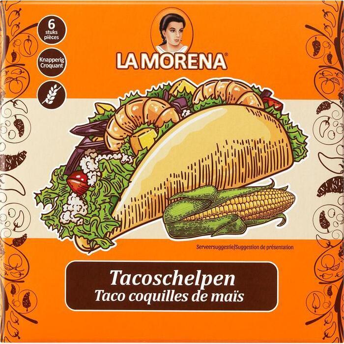 La Morena Tacoschelpen naturel (75g)