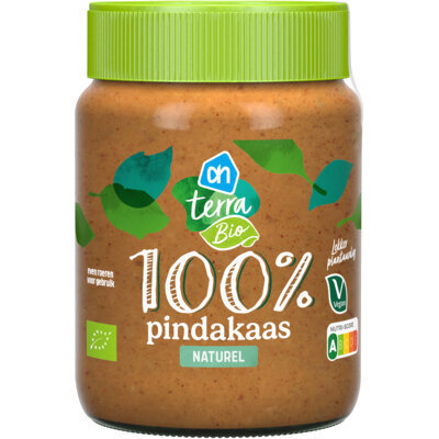 AH Terra 100% pindakaas naturel biologisch (350g)
