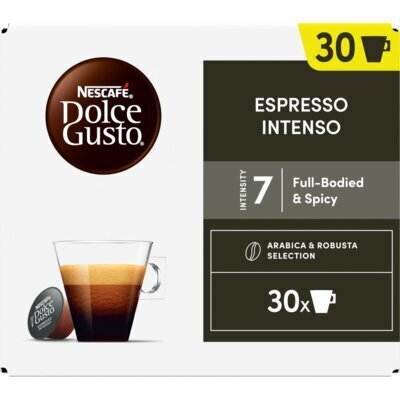 Nescafé Dolce Gusto Espresso Intenso 30 x 7 g (doos, 30 × 7g)