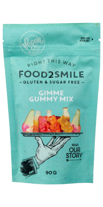 Food2Smile Gluten & Sugar Free Gummy Mix 90 g (90g)