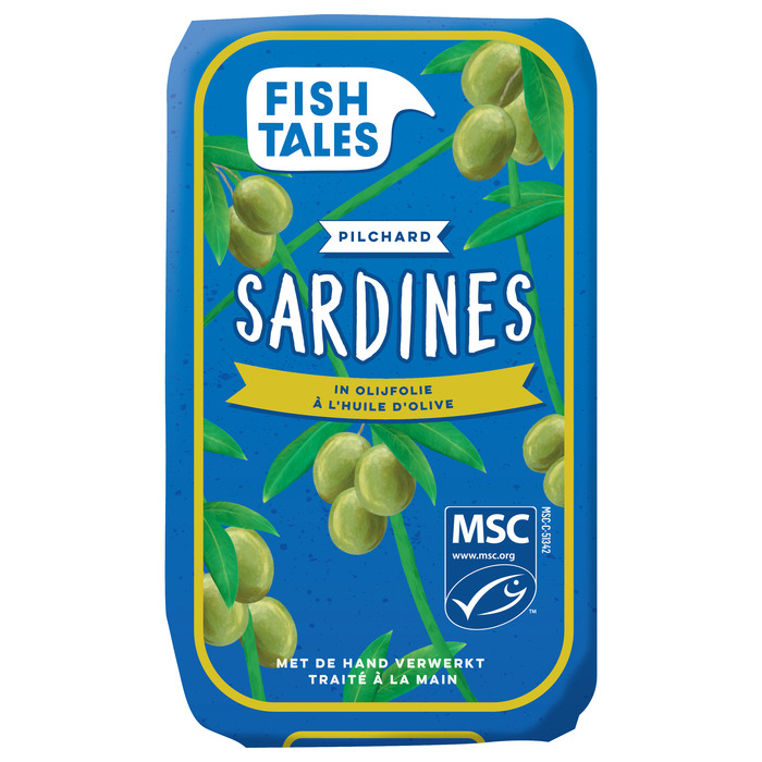 Fish Tales Sardines in olijfolie (120g)