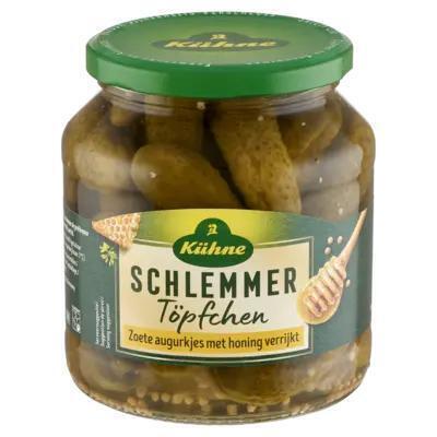 Kühne, schlemmertöpfchen Süsse Gürkchen (pot, 530g)