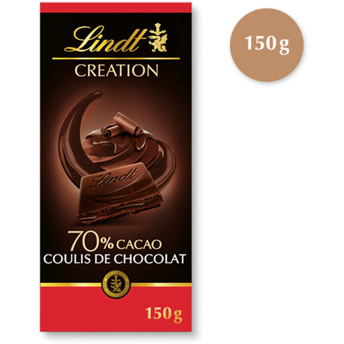 Lindt Creation dark 70% double chocolate (150g)