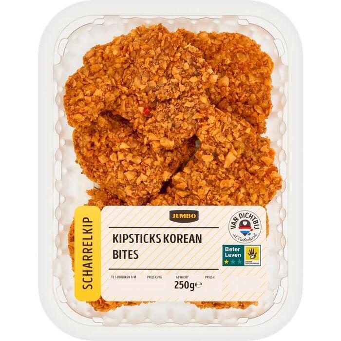 Jumbo Scharrelkip Kipsticks Korean Bites 250 g (250g)