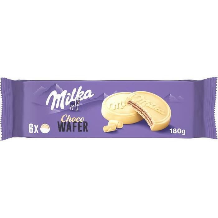 Milka Choco Wafer Wit (Pak, 180g)