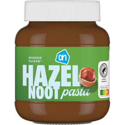 AH Hazelnootpasta zonder toegevoegde suiker (400g)