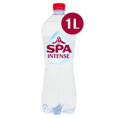 Spa Intense bruisend mineraalwater (Fles, 1L)