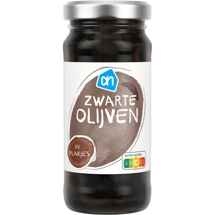AH Zwarte olijven plakjes (235g)