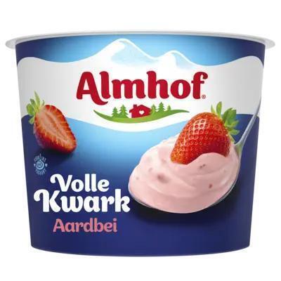 Volle kwark aardbei (bak, 500g)