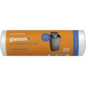 G'woon vuilinszak 50l 20st