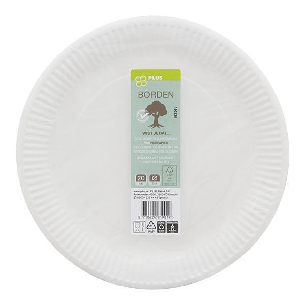 Bord karton FSC 23cm