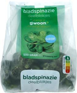 G'woon bladspinazie 500gr (500g)