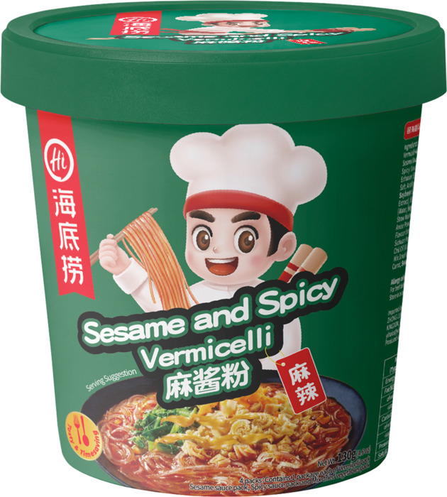 Haidilao Instant vermicelli Sesam Pittig  130g (130g)
